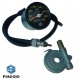 Ansamblu km mic original Piaggio Ciao - Bravo (melc km + cablu km + ceas km (cadran) D 48 mm - Veglia Borletti