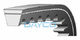 Curea transmisie 16.5x747 (Dayco) Aprilia SR - Amico - Rally - Malaguti F12 – F15 - MBK Booster - Ovetto - Yamaha Aerox - BwS - Neos 50cc
