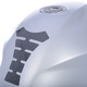 Protectie rezervor (tank pad) tip carbon "Spine" Oxford - culoare: negru/alb