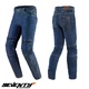 Blugi (jeans) moto barbati Seventy model SD-PJ6 tip Slim fit culoare: albastru (insertii Aramid Kevlar) marime L