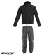 Costum moto ploaie (geaca+pantaloni) Seventy model SD-S1 culoare: negru – marime: S (montare peste echipament)