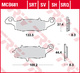 Set placute frana fata dreapta TRW MCB681 - Kawasaki ER-6 - KL - KLE 650 - Z 750 - VN 900 - Suzuki GSF Bandit - DL 650