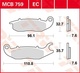 Set placute frana TRW MCB759 - Honda ANF Innova (07-12) - CBF (09-) - CBR-R (04-)- Piaggio Medley - New Liberty 4T 125-150cc