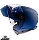 Casca modulabila Axxis model Gecko SV A7 albastru mat (ochelari soare integrati)