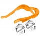 Set protectii maini (hand guard) enduro cu insertie aluminiu – culoare: portocaliu
