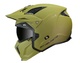 Casca MT Streetfighter SV solid A6 verde mat (ochelari soare integrati) - masca (protectie) barbie si cozoroc detasabile