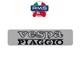 Emblema scris "Vespa Piaggio" moped Piaggio Ciao - Ciao PX - Ciao SX - Bravo 2T AC 50cc - montaj pe rezervor