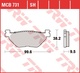 Set placute frana spate TRW MCB731 - Yamaha TDM 900 - TDM-A 900 A - XV 950 - XT 1200 - FJR 1300 - XVS 1300 - XV 1900