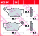 Set placute frana spate TRW MCB841SH - Honda CB 500 F - CB 500 X - CTX 700 ABS - NC 700 - NC 700 Integra - X-ADV 750
