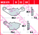 Set placute frana TRW MCB679 - Kawasaki KLX-B - KMX 125 - AN 125 (95-99) - UC Epicuro (99-02) - DR-Z 125 (04-12)